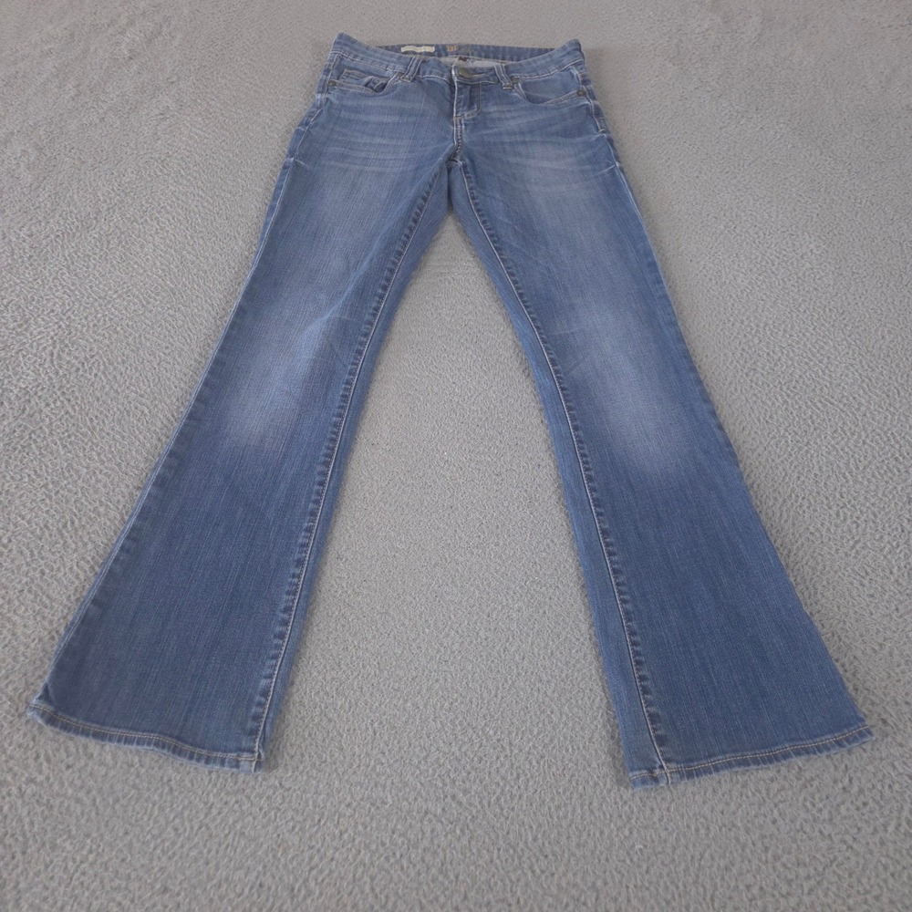 Kut from the Kloth Jeans Womens 2 Blue Farrah Baby Bootcut Stretch Denim Medium